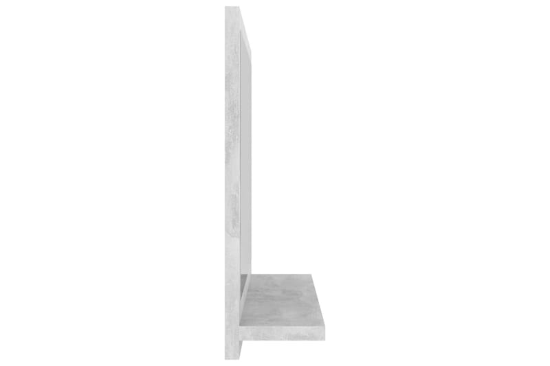 badeværelsesspejl 40x10,5x37 cm spånplade betongrå - Grå - Hus & renovering - Køkken & bad - Badeværelse - Badeværelsesmøbler - Badeværelsesspejl