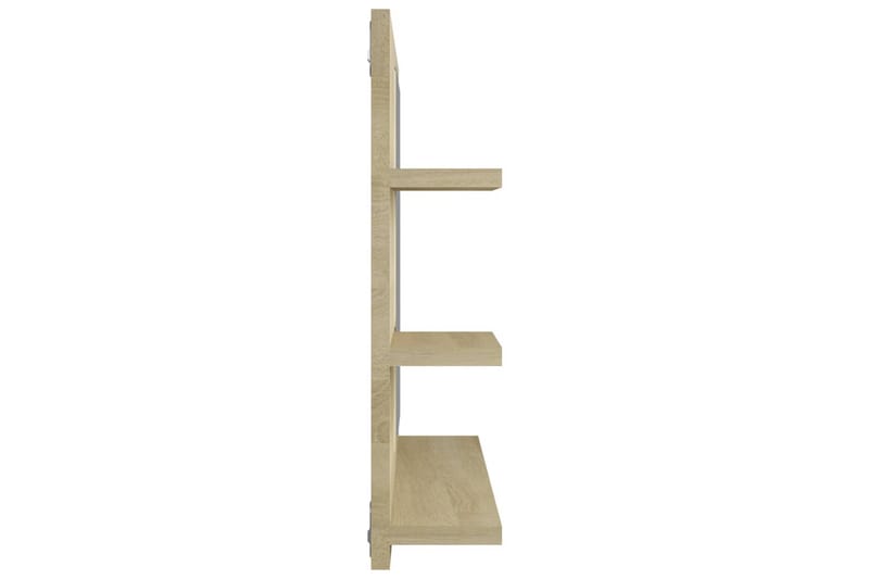 badeværelsesspejl 60x10,5x45 cm spånplade sonoma-eg - Brun - Hus & renovering - Køkken & bad - Badeværelse - Badeværelsesmøbler - Badeværelsesspejl