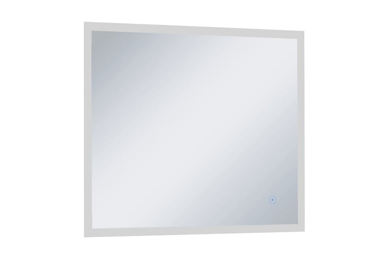 badeværelsesspejl LED m. touch 60 x 50 cm - Sølv - Badeværelsesspejl - Badeværelsesspejl med belysning