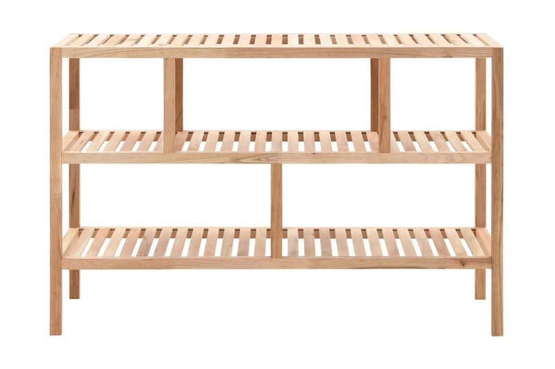 Badeværelseshylde Massivt Valnøddetræ 100 X 40 X 65 Cm - Beige - Hus & renovering - Køkken & bad - Badeværelse - Badeværelsesmøbler - Badeværelseshylde