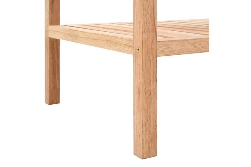 Badeværelseshylde Massivt Valnøddetræ 100 X 40 X 65 Cm - Beige - Hus & renovering - Køkken & bad - Badeværelse - Badeværelsesmøbler - Badeværelseshylde