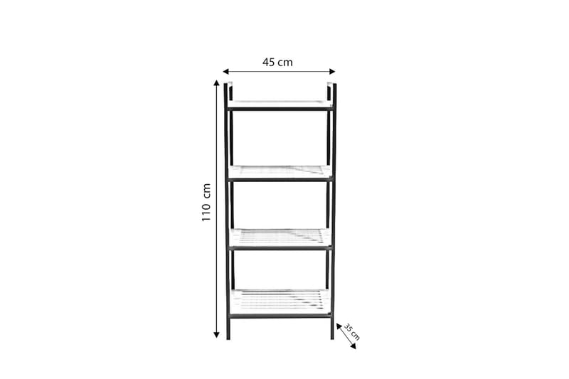 Stralsund Badeværelses hylde 45 cm - Oak/Sort - Hus & renovering - Køkken & bad - Badeværelse - Badeværelsesmøbler - Badeværelseshylde