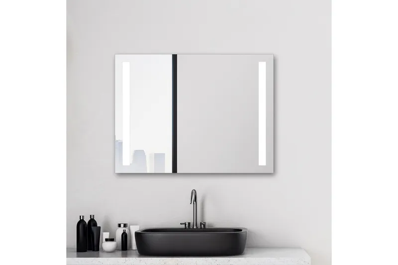 Allejaure Badeværelsesspejl 60 cm LED-belysning, undefined