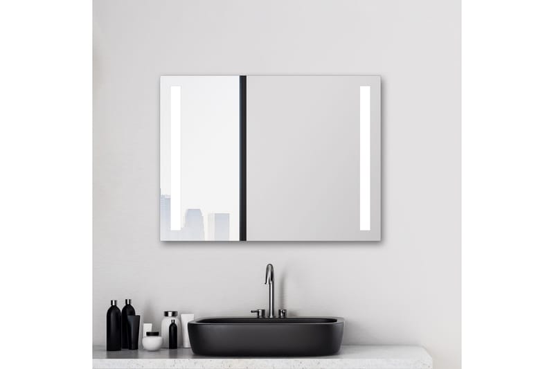 Allejaure Badeværelsesspejl 60 cm LED-belysning, undefined