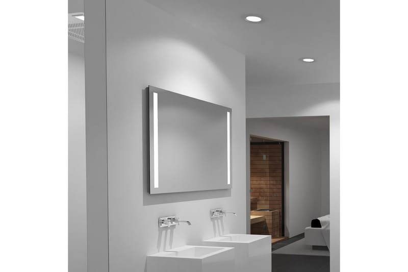 Allejaure Badeværelsesspejl 70 cm LED-belysning - Badeværelsesspejl - Badeværelsesspejl med belysning