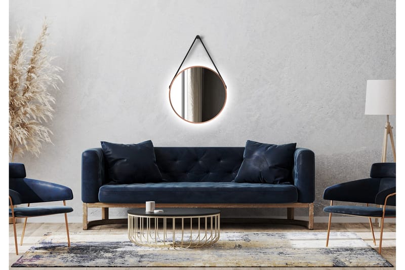 Allejaure Spejl 50 cm Rund - Kobber - Hus & renovering - Køkken & bad - Badeværelse - Badeværelsesmøbler - Badeværelsesspejl