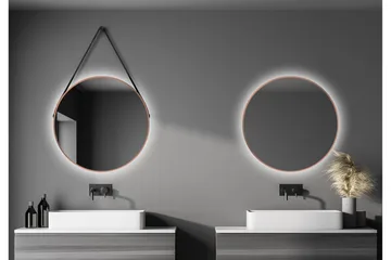 Allejaure Spejl 80 cm Rund - Kobber - Hus & renovering - Køkken & bad - Badeværelse - Badeværelsesmøbler - Badeværelsesspejl