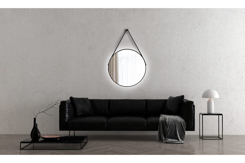 Allejaure Spejl 80 cm Rund - Sort - Hus & renovering - Køkken & bad - Badeværelse - Badeværelsesmøbler - Badeværelsesspejl