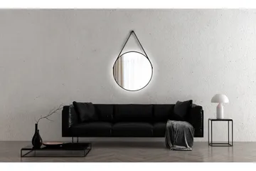 Allejaure Spejl 80 cm Rund - Sort - Hus & renovering - Køkken & bad - Badeværelse - Badeværelsesmøbler - Badeværelsesspejl