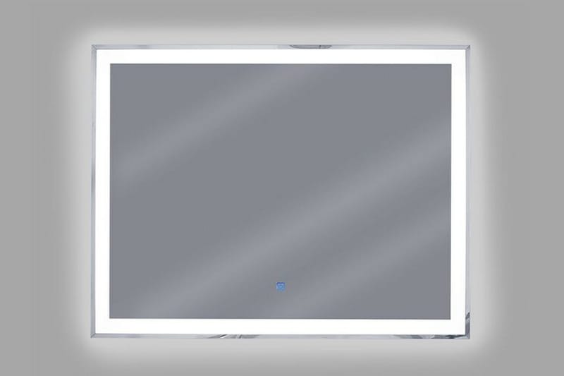 Argens Spejl 70x90 cm LED - Sølv - Hus & renovering - Køkken & bad - Badeværelse - Badeværelsesmøbler - Badeværelsesspejl