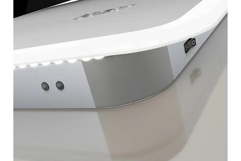 Aspsele Badeværelsesspejl 70 cm LED-belysning - Hus & renovering - Køkken & bad - Badeværelse - Badeværelsesmøbler - Badeværelsesspejl