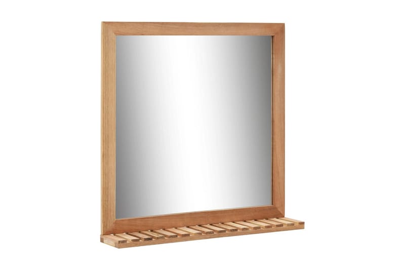 Badeværelsespejl 60 X 12 X 62 Cm Massivt Valnøddetræ - Brun - Hus & renovering - Køkken & bad - Badeværelse - Badeværelsesmøbler - Badeværelsesspejl