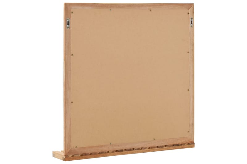 Badeværelsespejl 60 X 12 X 62 Cm Massivt Valnøddetræ - Brun - Hus & renovering - Køkken & bad - Badeværelse - Badeværelsesmøbler - Badeværelsesspejl