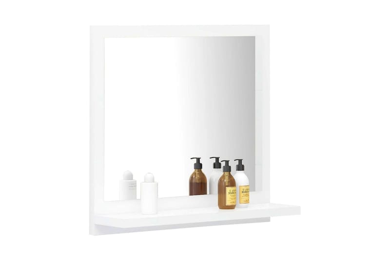 badeværelsesspejl 40x10,5x37 cm spånplade hvid - Hvid - Hus & renovering - Køkken & bad - Badeværelse - Badeværelsesmøbler - Badeværelsesspejl