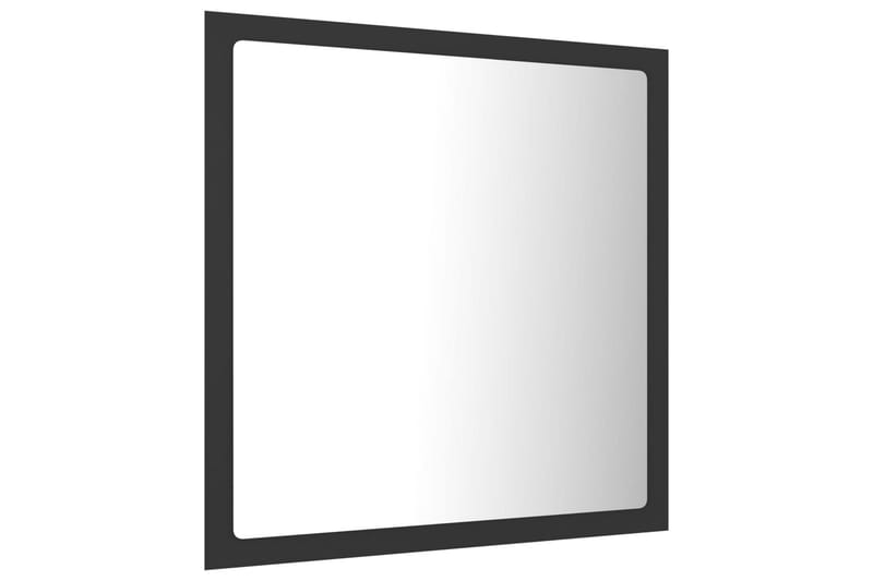 badeværelsesspejl 40x8,5x37 cm spånplade grå - Grå - Badeværelsesspejl