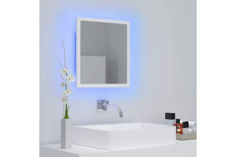 badeværelsesspejl 40x8,5x37 cm spånplade hvid - Hvid - Hus & renovering - Køkken & bad - Badeværelse - Badeværelsesmøbler - Badeværelsesspejl