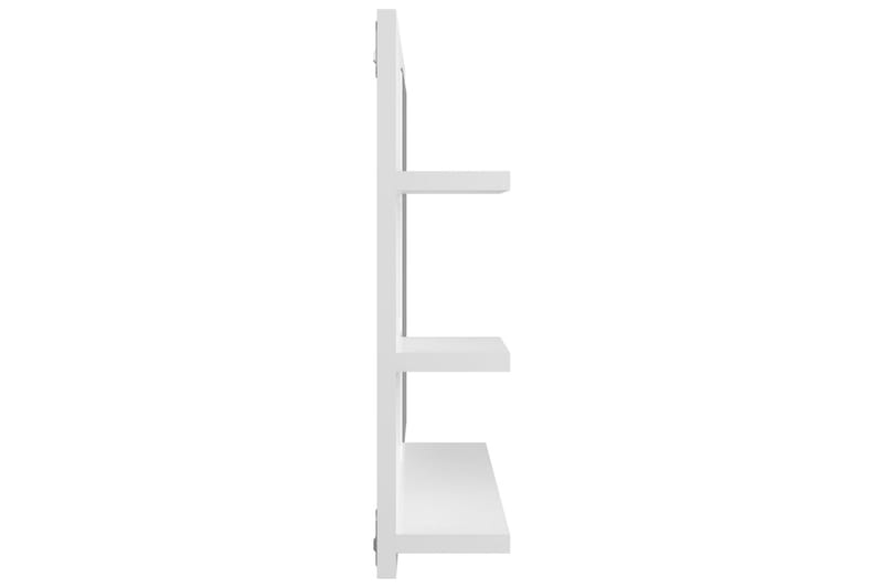 badeværelsesspejl 60x10,5x45 cm spånplade hvid højglans - Hvid - Hus & renovering - Køkken & bad - Badeværelse - Badeværelsesmøbler - Badeværelsesspejl