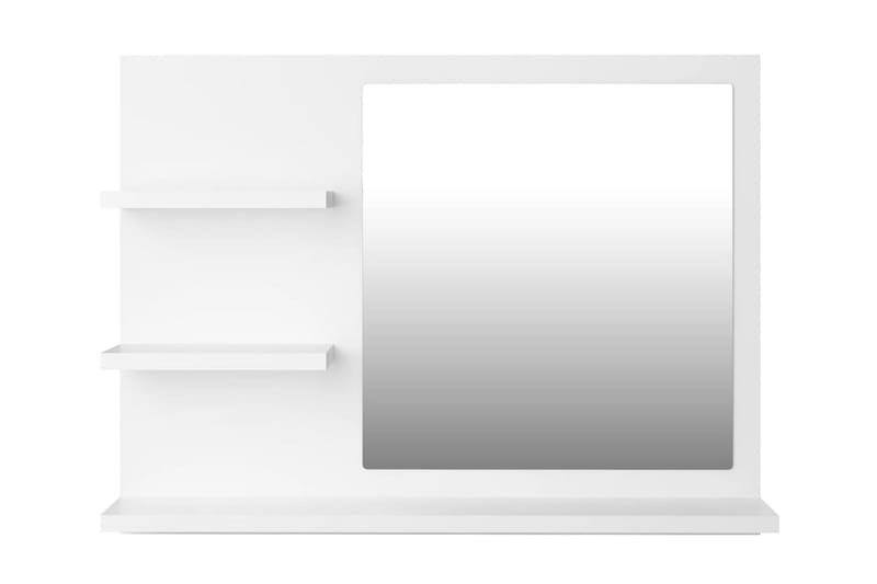 badeværelsesspejl 60x10,5x45 cm spånplade hvid - Hvid - Hus & renovering - Køkken & bad - Badeværelse - Badeværelsesmøbler - Badeværelsesspejl
