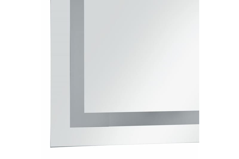 badeværelsesspejl LED m. touch 50 x 60 cm - Sølv - Badeværelsesspejl - Badeværelsesspejl med belysning