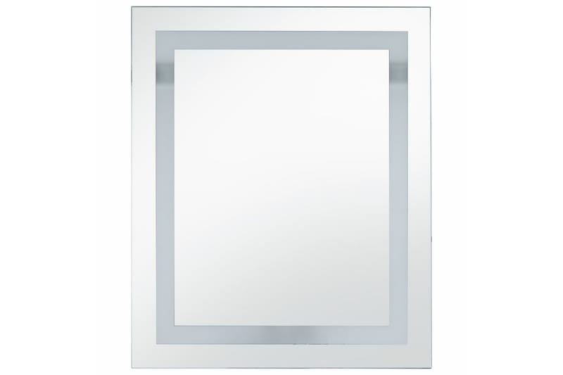 badeværelsesspejl LED m. touch 60 x 80 cm - Sølv - Badeværelsesspejl - Badeværelsesspejl med belysning