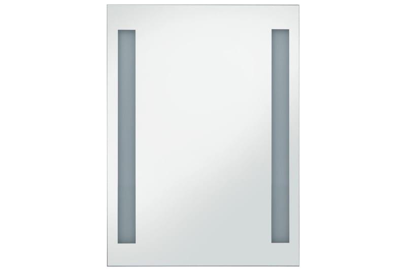 badeværelsesspejl med LED 60 x 100 cm - Sølv - Badeværelsesspejl - Badeværelsesspejl med belysning