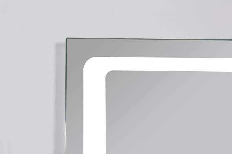 Basketorp Spejl 120x70 cm - Sølv - Badeværelsesspejl - Badeværelsesspejl med belysning