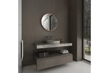 Digerberget Spejl 60 cm Rund - Kobber - Hus & renovering - Køkken & bad - Badeværelse - Badeværelsesmøbler - Badeværelsesspejl