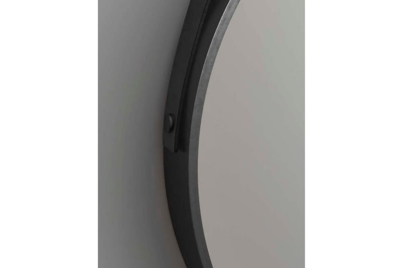 Djupqvior Spejl 55 cm Rund - Sort/Guld - Hus & renovering - Køkken & bad - Badeværelse - Badeværelsesmøbler - Badeværelsesspejl