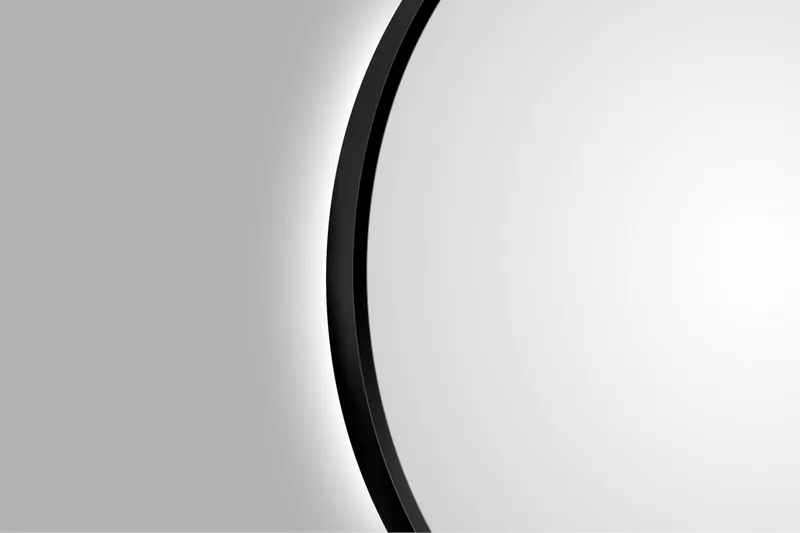 Gottsätter Spejl 60 cm Rund - Sort - Hus & renovering - Køkken & bad - Badeværelse - Badeværelsesmøbler - Badeværelsesspejl