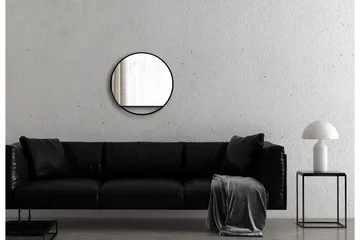 Gottsätter Spejl 60 cm Rund - Sort - Hus & renovering - Køkken & bad - Badeværelse - Badeværelsesmøbler - Badeværelsesspejl