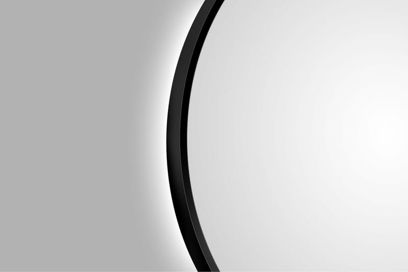 Gottsätter Spejl 80 cm Rund - Sort - Hus & renovering - Køkken & bad - Badeværelse - Badeværelsesmøbler - Badeværelsesspejl