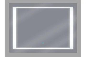 Heasandford spejl LED 60x80 cm - Sølv - Hus & renovering - Køkken & bad - Badeværelse - Badeværelsesmøbler - Badeværelsesspejl