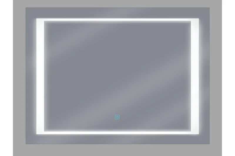 Heasandford spejl LED 60x80 cm - Sølv - Hus & renovering - Køkken & bad - Badeværelse - Badeværelsesmøbler - Badeværelsesspejl