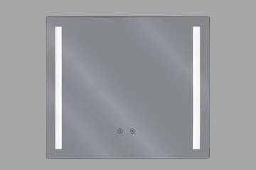 Kendram spejl LED 60x70 cm - Gennemsigtig - Hus & renovering - Køkken & bad - Badeværelse - Badeværelsesmøbler - Badeværelsesspejl