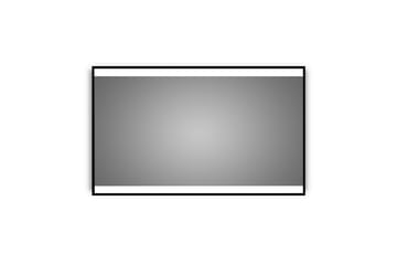 Knutby Badeværelsesspejl 70 cm LED-belysning - Sort - Hus & renovering - Køkken & bad - Badeværelse - Badeværelsesmøbler - Badeværelsesspejl