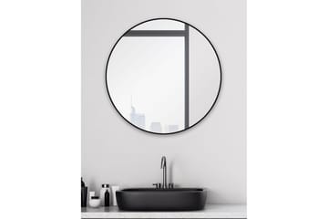 Knutby Vægspejl 60 cm - Sort - Hus & renovering - Køkken & bad - Badeværelse - Badeværelsesmøbler - Badeværelsesspejl