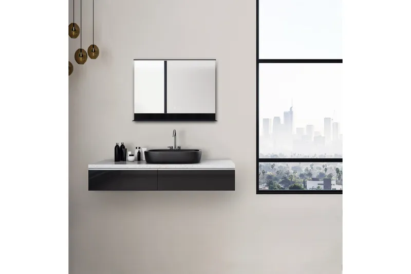 Knutby Vægspejl 60 cm - Hus & renovering - Køkken & bad - Badeværelse - Badeværelsesmøbler - Badeværelsesspejl