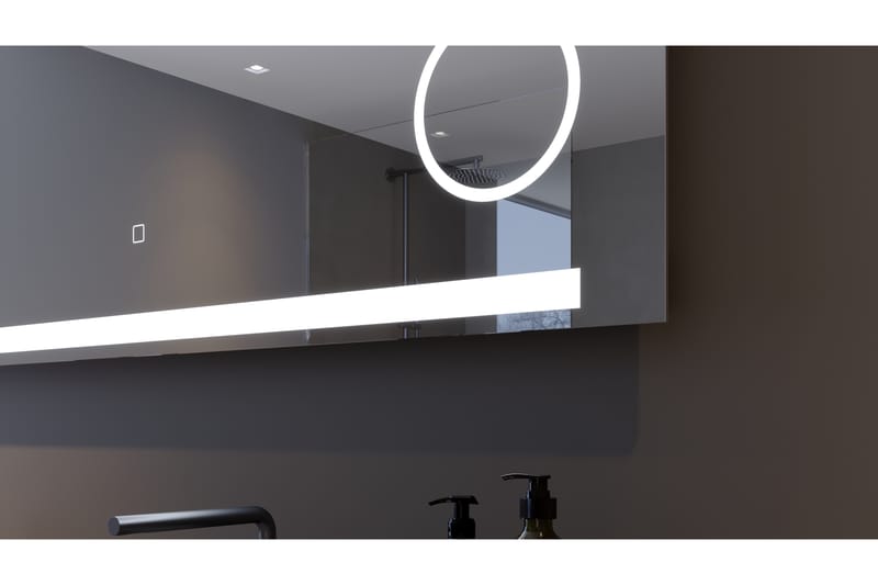 Kolerud Badeværelsesspejl 60 cm LED-belysning - Badeværelsesspejl - Badeværelsesspejl med belysning