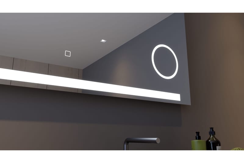 Kolerud Badeværelsesspejl 60 cm LED-belysning - Hus & renovering - Køkken & bad - Badeværelse - Badeværelsesmøbler - Badeværelsesspejl