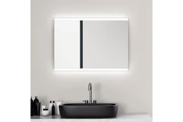 Lannabruk Badeværelsesspejl 70 cm LED-belysning - Hus & renovering - Køkken & bad - Badeværelse - Badeværelsesmøbler - Badeværelsesspejl