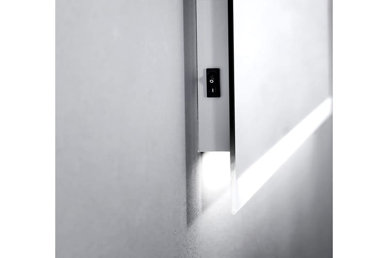 Lannabruk Badeværelsesspejl 70 cm LED-belysning - Hus & renovering - Køkken & bad - Badeværelse - Badeværelsesmøbler - Badeværelsesspejl