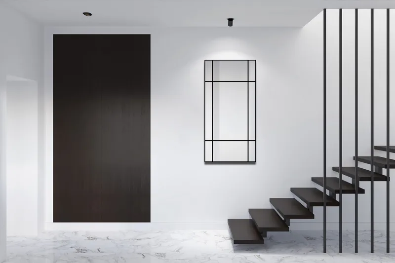 Lannabruk Spejl 60x120 cm - Sort - Hus & renovering - Køkken & bad - Badeværelse - Badeværelsesmøbler - Badeværelsesspejl