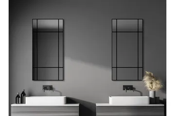 Lannabruk Spejl 60x120 cm - Sort - Hus & renovering - Køkken & bad - Badeværelse - Badeværelsesmøbler - Badeværelsesspejl