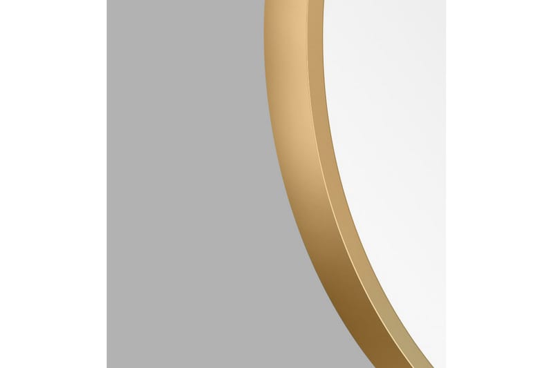 Nävesta Spejl 50 cm Rund - Guld - Badeværelsesspejl
