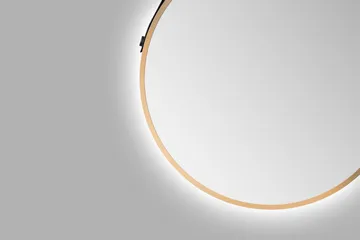 Nävesta Spejl 50 cm Rund - Guld - Hus & renovering - Køkken & bad - Badeværelse - Badeværelsesmøbler - Badeværelsesspejl