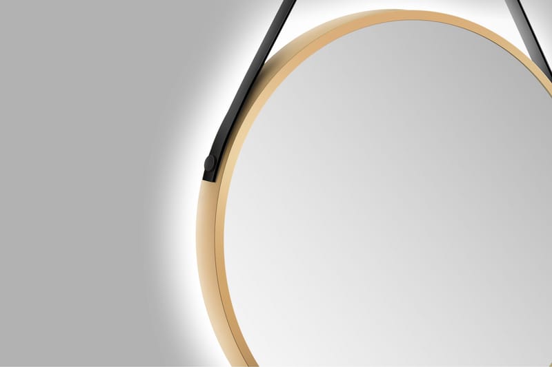 Nävesta Spejl 50 cm Rund - Guld - Hus & renovering - Køkken & bad - Badeværelse - Badeværelsesmøbler - Badeværelsesspejl