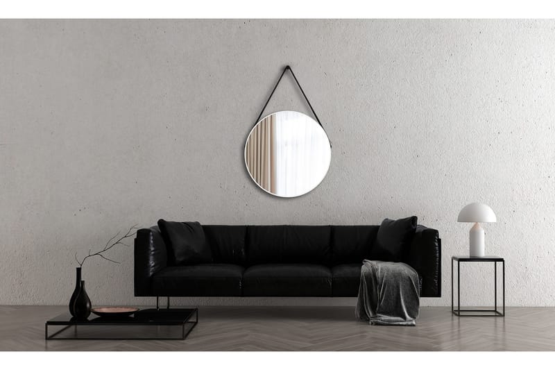 Nävesta Spejl 80 cm Rund - Hvid - Hus & renovering - Køkken & bad - Badeværelse - Badeværelsesmøbler - Badeværelsesspejl