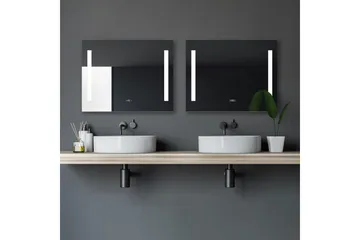 Purnuvara Badeværelsesspejl 60 cm LED-belysning - Hus & renovering - Køkken & bad - Badeværelse - Badeværelsesmøbler - Badeværelsesspejl
