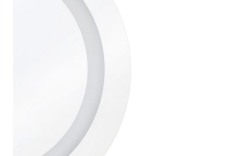 Rystal spejl LED rund 58x58 cm - Sølv - Badeværelsesspejl - Badeværelsesspejl med belysning