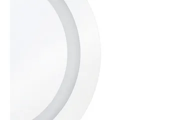 Rystal spejl LED rund 58x58 cm - Sølv - Hus & renovering - Køkken & bad - Badeværelse - Badeværelsesmøbler - Badeværelsesspejl